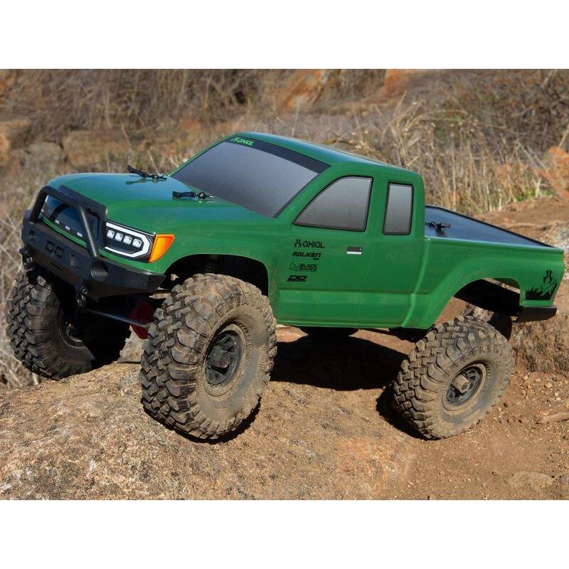 AXIAL 1/10 SCX10 III Base Camp 4X4 Rock Crawler Brushed RTR, Green - 18