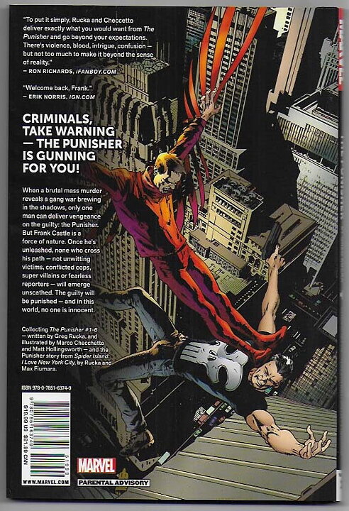 Punisher By Greg Rucka: Volume 1 HC NM-