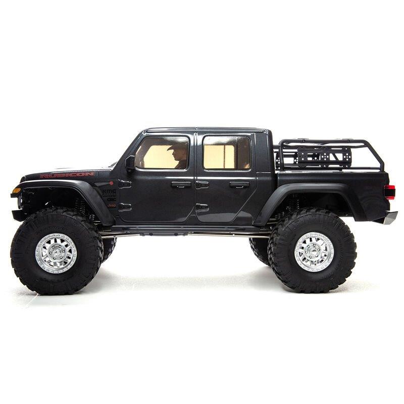 AXIAL 1/10 SCX10 III Jeep JT Gladiator 4X4 Rock Crawler with Portals RTR, Gray - 9