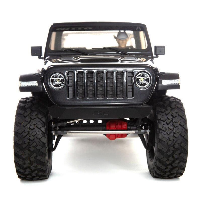 AXIAL 1/10 SCX10 III Jeep JT Gladiator 4X4 Rock Crawler with Portals RTR, Gray - 3