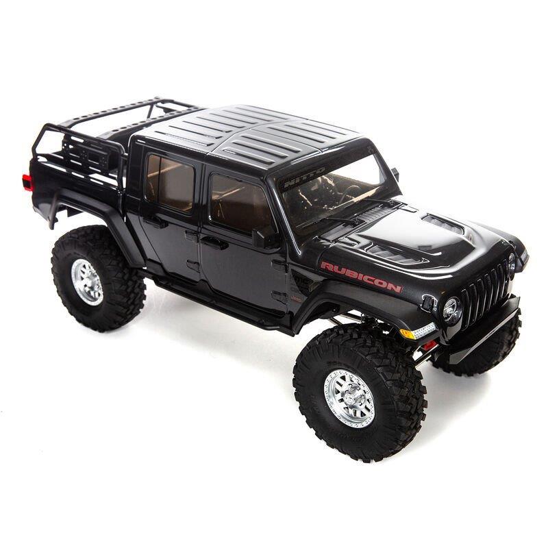 AXIAL 1/10 SCX10 III Jeep JT Gladiator 4X4 Rock Crawler with Portals RTR, Gray - 2
