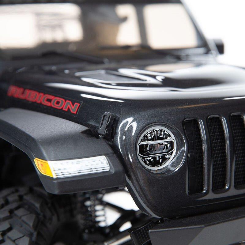AXIAL 1/10 SCX10 III Jeep JT Gladiator 4X4 Rock Crawler with Portals RTR, Gray - 15