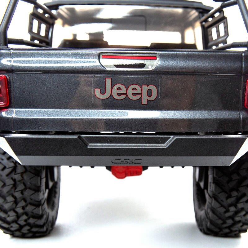 AXIAL 1/10 SCX10 III Jeep JT Gladiator 4X4 Rock Crawler with Portals RTR, Gray - 12
