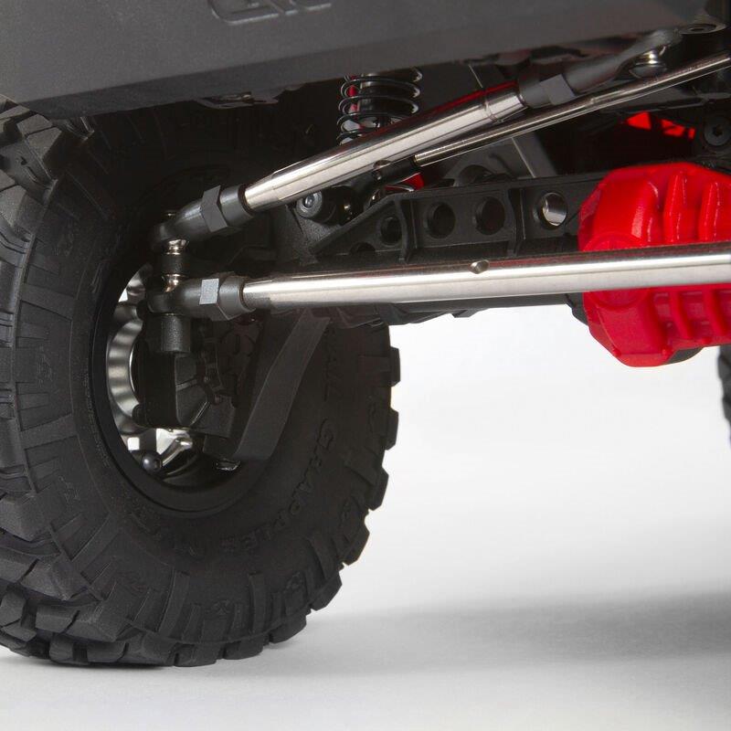 AXIAL 1/10 SCX10 III Jeep JT Gladiator 4X4 Rock Crawler with Portals RTR, Red - 18
