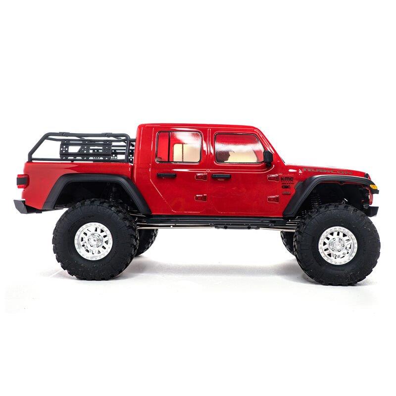 AXIAL 1/10 SCX10 III Jeep JT Gladiator 4X4 Rock Crawler with Portals RTR, Red - 3