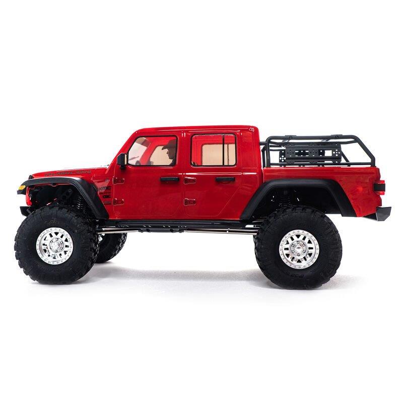 AXIAL 1/10 SCX10 III Jeep JT Gladiator 4X4 Rock Crawler with Portals RTR, Red - 6