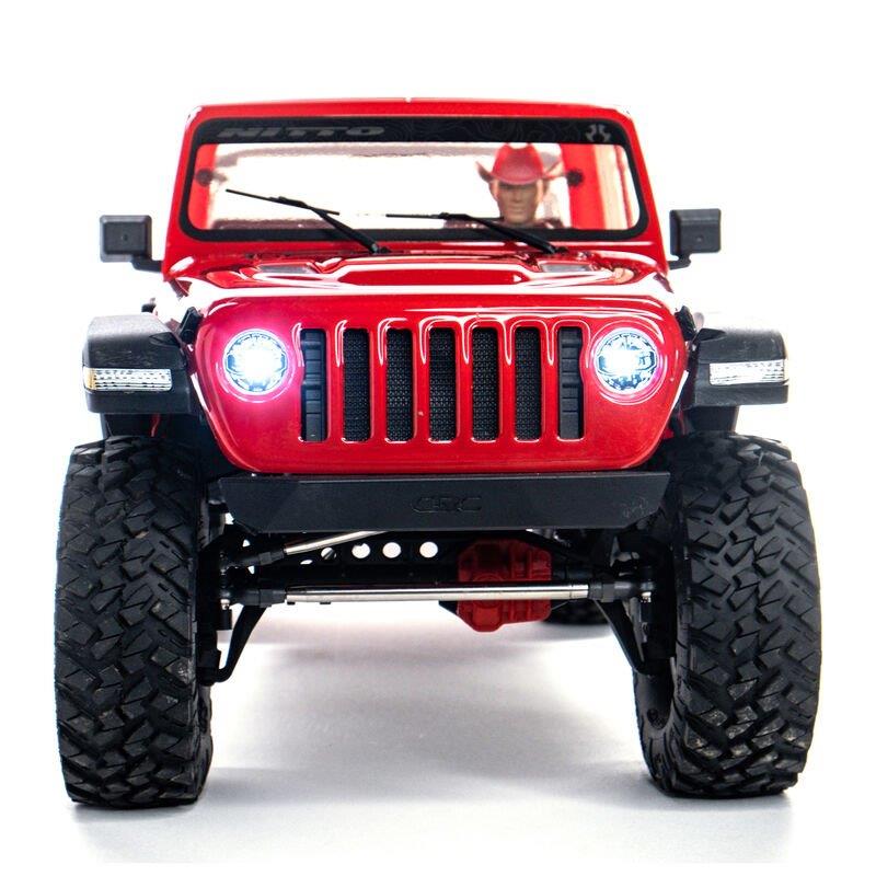 AXIAL 1/10 SCX10 III Jeep JT Gladiator 4X4 Rock Crawler with Portals RTR, Red - 7