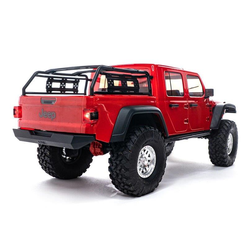 AXIAL 1/10 SCX10 III Jeep JT Gladiator 4X4 Rock Crawler with Portals RTR, Red - 4