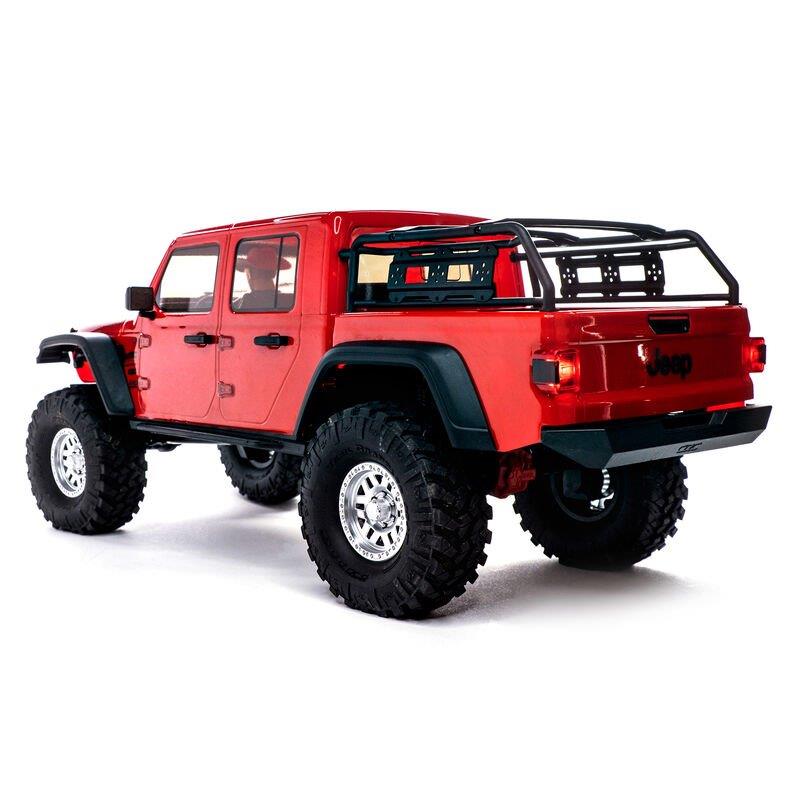 AXIAL 1/10 SCX10 III Jeep JT Gladiator 4X4 Rock Crawler with Portals RTR, Red - 5
