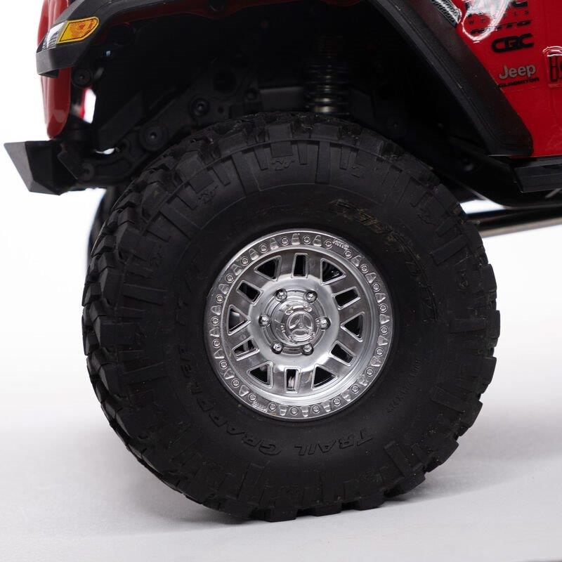 AXIAL 1/10 SCX10 III Jeep JT Gladiator 4X4 Rock Crawler with Portals RTR, Red - 13