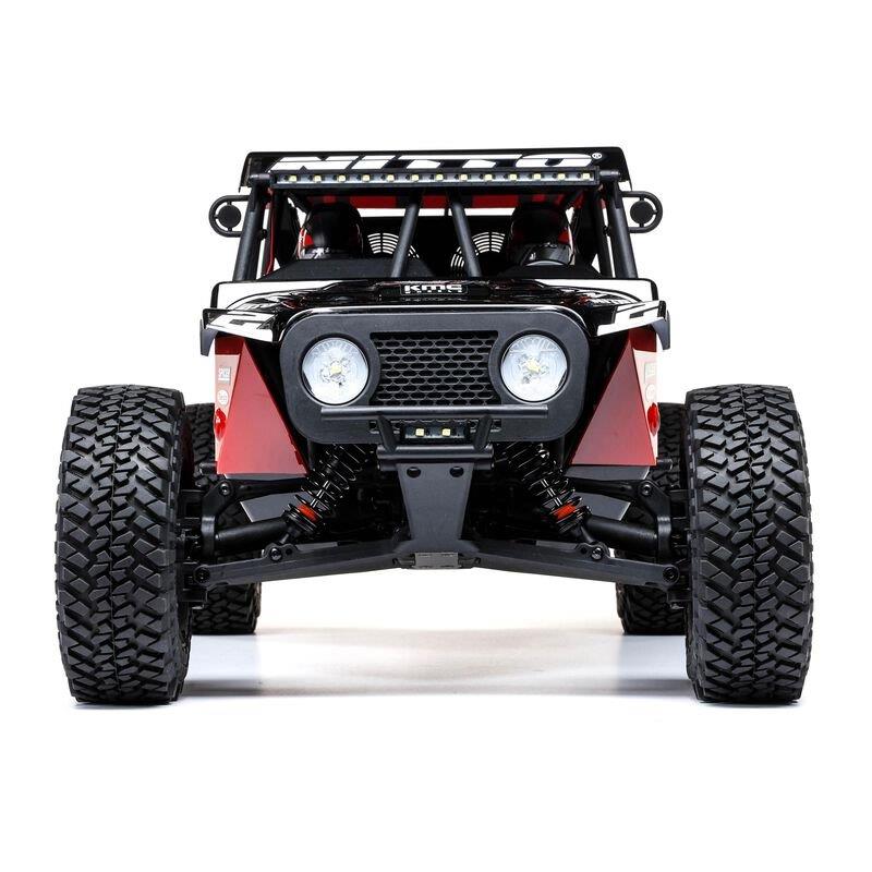 LOSI 1/10 Hammer Rey U4 4X4 Rock Racer Brushless RTR with Smart and AVC, Red  - 7