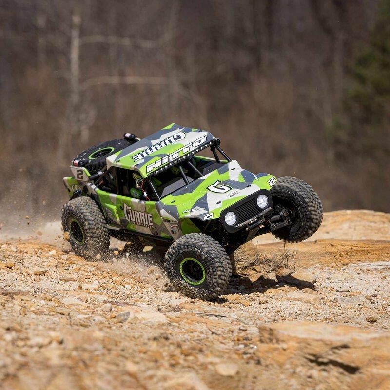 LOSI 1/10 Hammer Rey U4 4X4 Rock Racer Brushless RTR with Smart and AVC, Green - 21