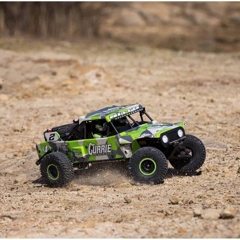 LOSI 1/10 Hammer Rey U4 4X4 Rock Racer Brushless RTR with Smart and AVC, Green - 23