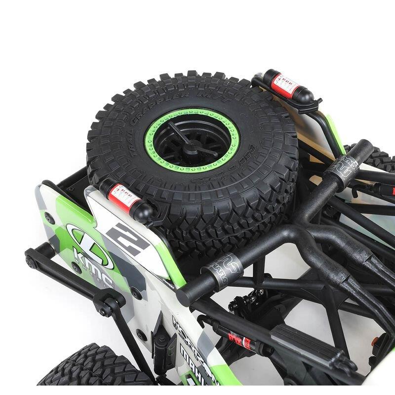 LOSI 1/10 Hammer Rey U4 4X4 Rock Racer Brushless RTR with Smart and AVC, Green - 18