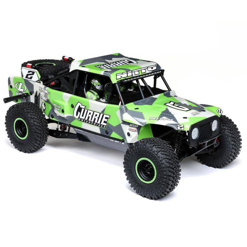 LOSI 1/10 Hammer Rey U4 4X4 Rock Racer Brushless RTR with Smart and AVC, Green - 5