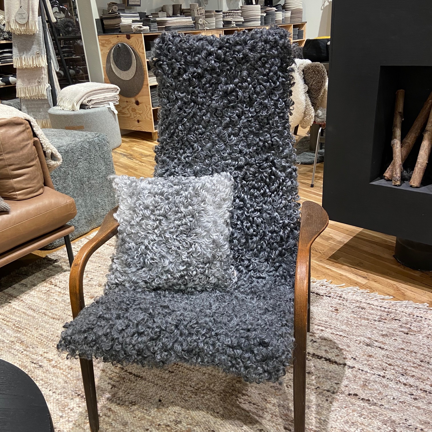 Fårskinn för Laminofåtölj i äkta Gotlandsskinn