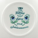 Marianne Westman and Sylvia Leuchovius (Sylvia 1976) Three Bowls with Viola Decor 13 cm