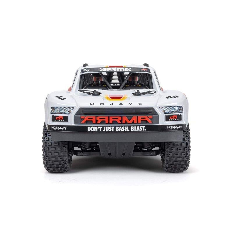 ARRMA 1/8 MOJAVE 4X4 4S BLX Desert Truck RTR, White - 9