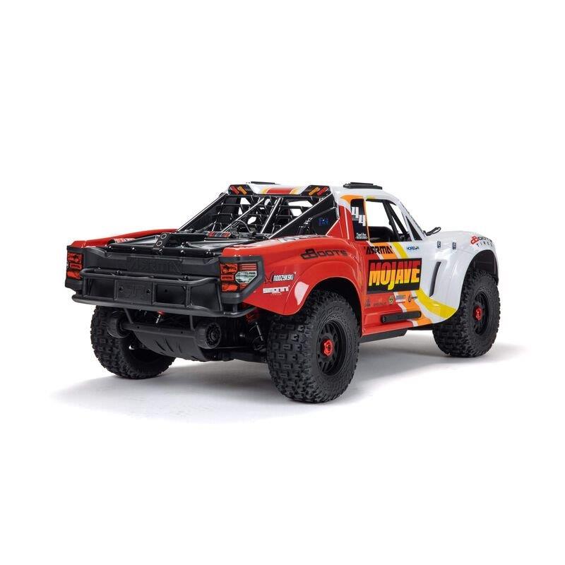 ARRMA 1/8 MOJAVE 4X4 4S BLX Desert Truck RTR, White - 12