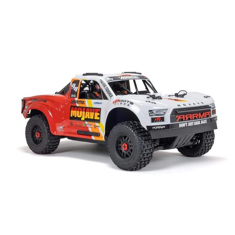ARRMA 1/8 MOJAVE 4X4 4S BLX Desert Truck RTR, White - 10