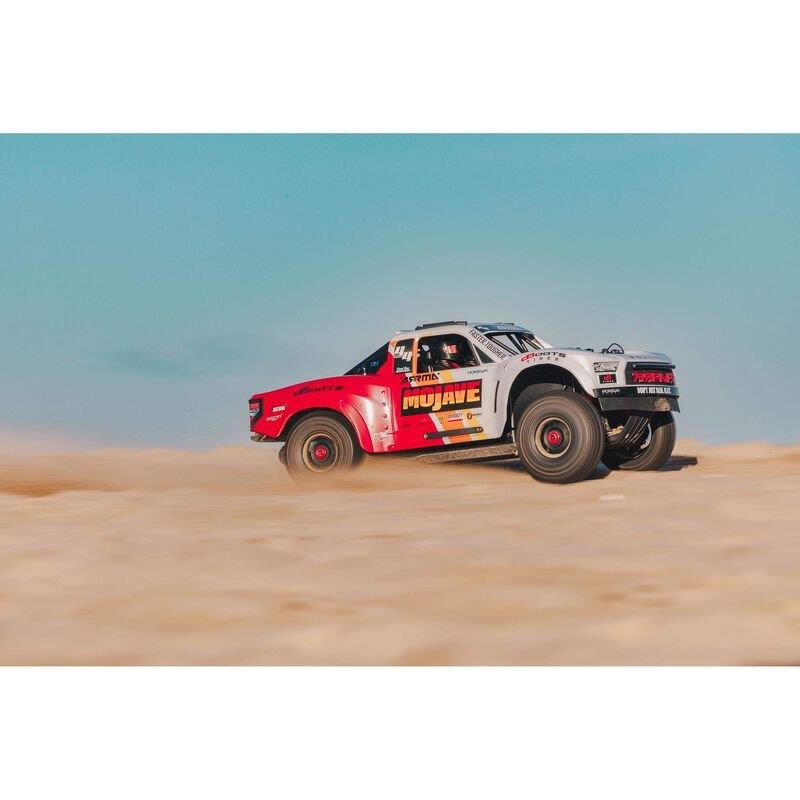 ARRMA 1/8 MOJAVE 4X4 4S BLX Desert Truck RTR, White - 8