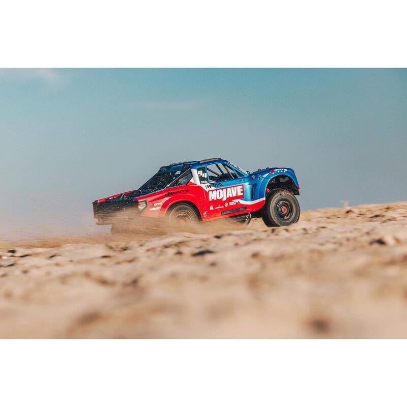 ARRMA 1/8 MOJAVE 4X4 4S BLX Desert Truck RTR, Blue - 4