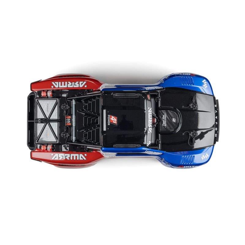 ARRMA 1/8 MOJAVE 4X4 4S BLX Desert Truck RTR, Blue - 16