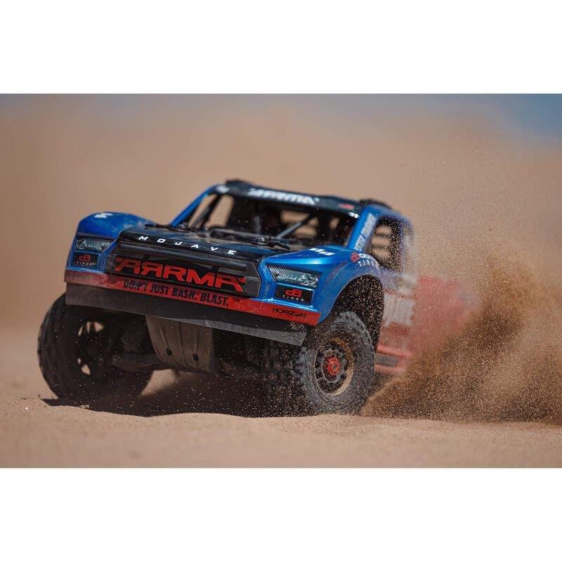 ARRMA 1/8 MOJAVE 4X4 4S BLX Desert Truck RTR, Blue - 3