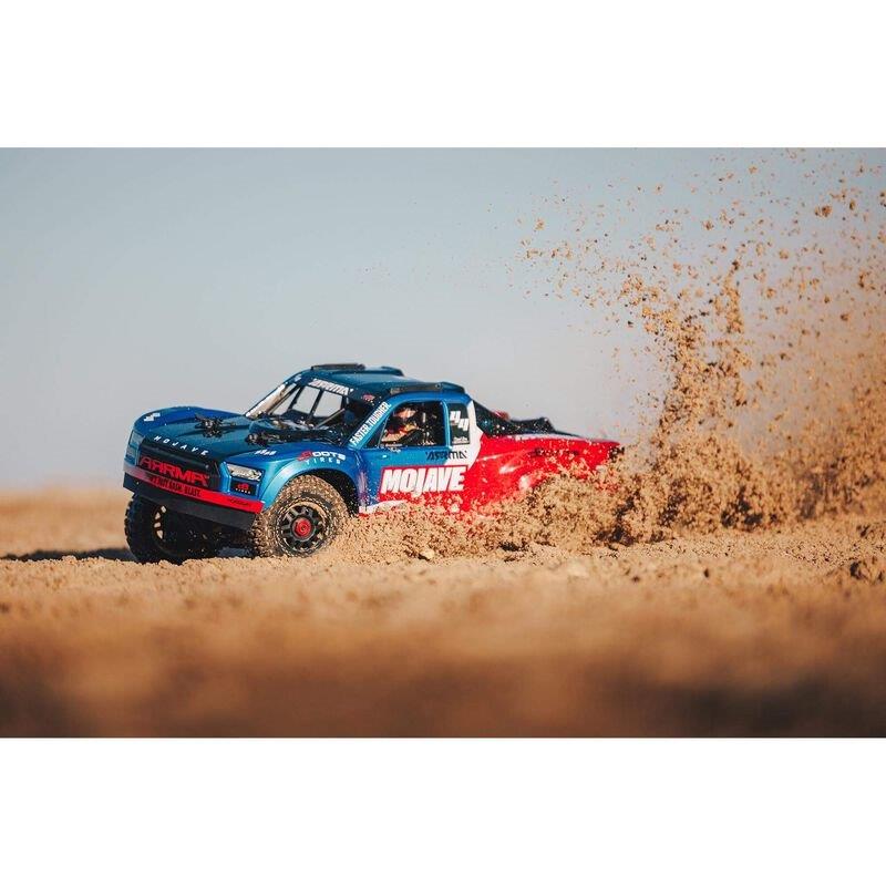ARRMA 1/8 MOJAVE 4X4 4S BLX Desert Truck RTR, Blue - 5