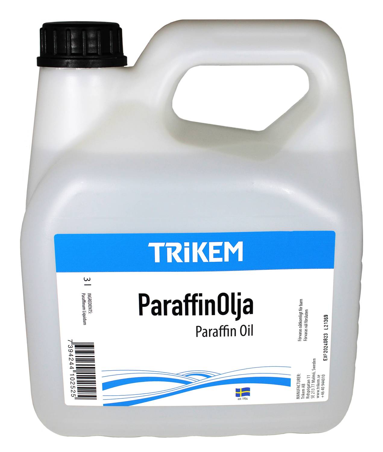 Trikem Parafinolje ren mineralolje 1 liter - 2
