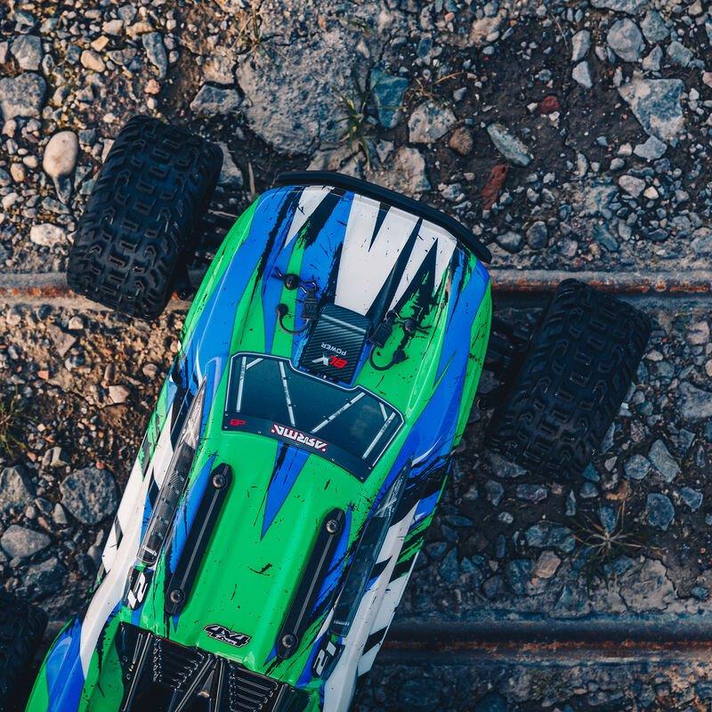 ARRMA 1/10 VORTEKS 4X4 3S BLX Stadium Truck RTR, Green - 20