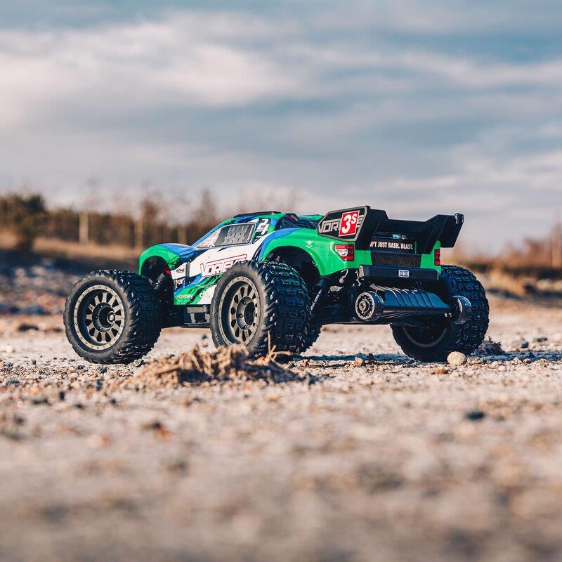 ARRMA 1/10 VORTEKS 4X4 3S BLX Stadium Truck RTR, Green - 19