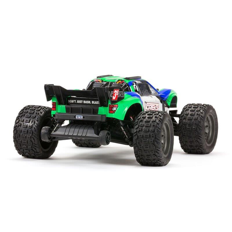 ARRMA 1/10 VORTEKS 4X4 3S BLX Stadium Truck RTR, Green - 3