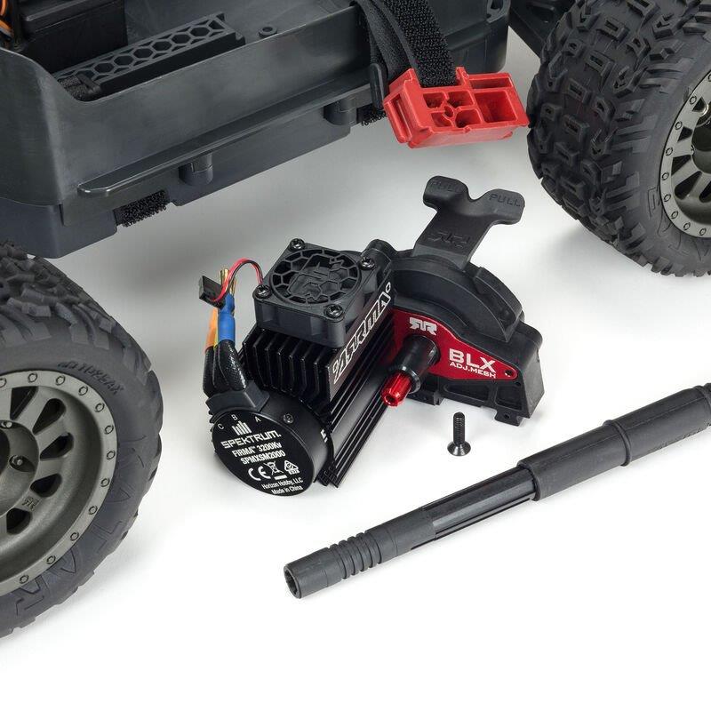 ARRMA 1/10 VORTEKS 4X4 3S BLX Stadium Truck RTR, Green - 10