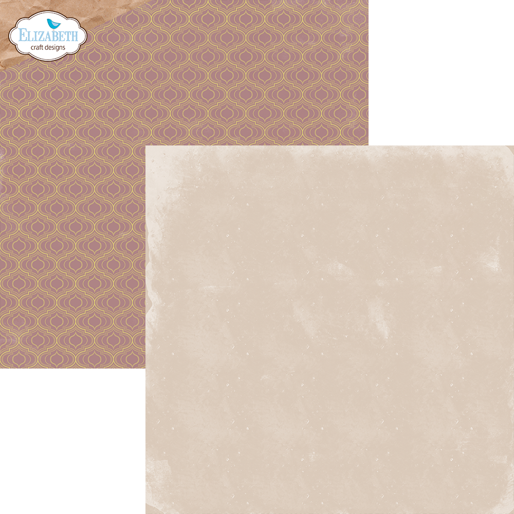 Elizabeth  -  Printed Cardstock - Key Lime Night 12x12 - 8