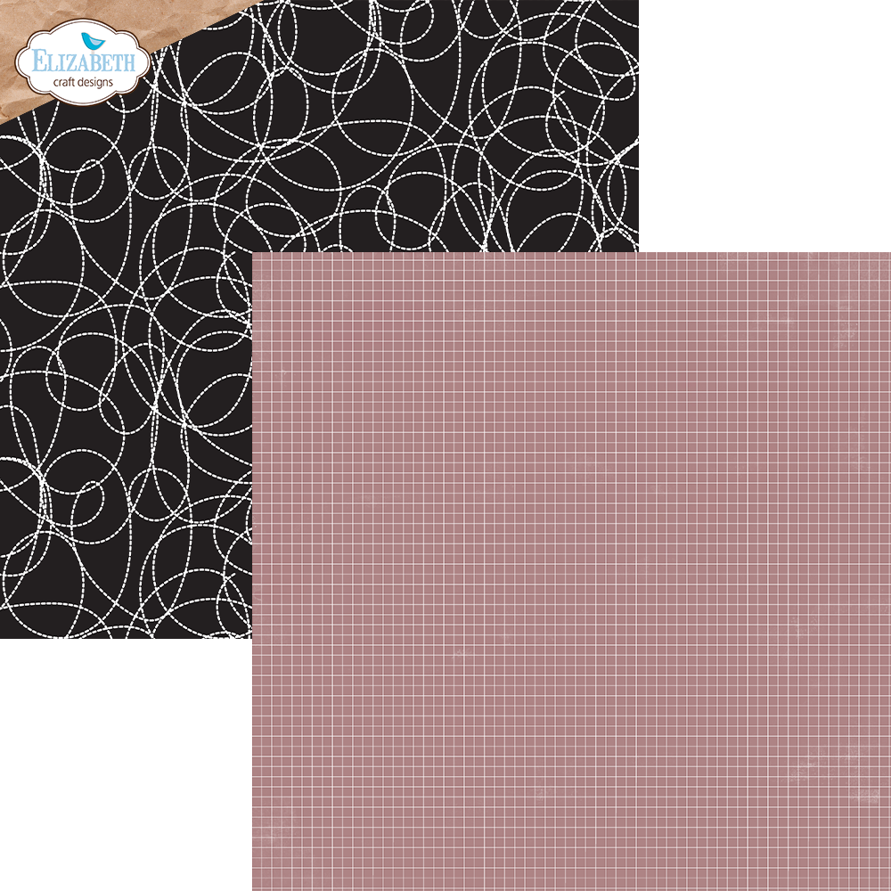 Elizabeth  -  Printed Cardstock - Key Lime Night 12x12 - 6