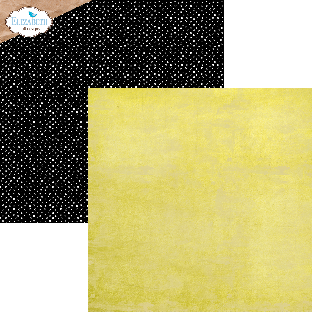 Elizabeth  -  Printed Cardstock - Key Lime Night 12x12 - 3