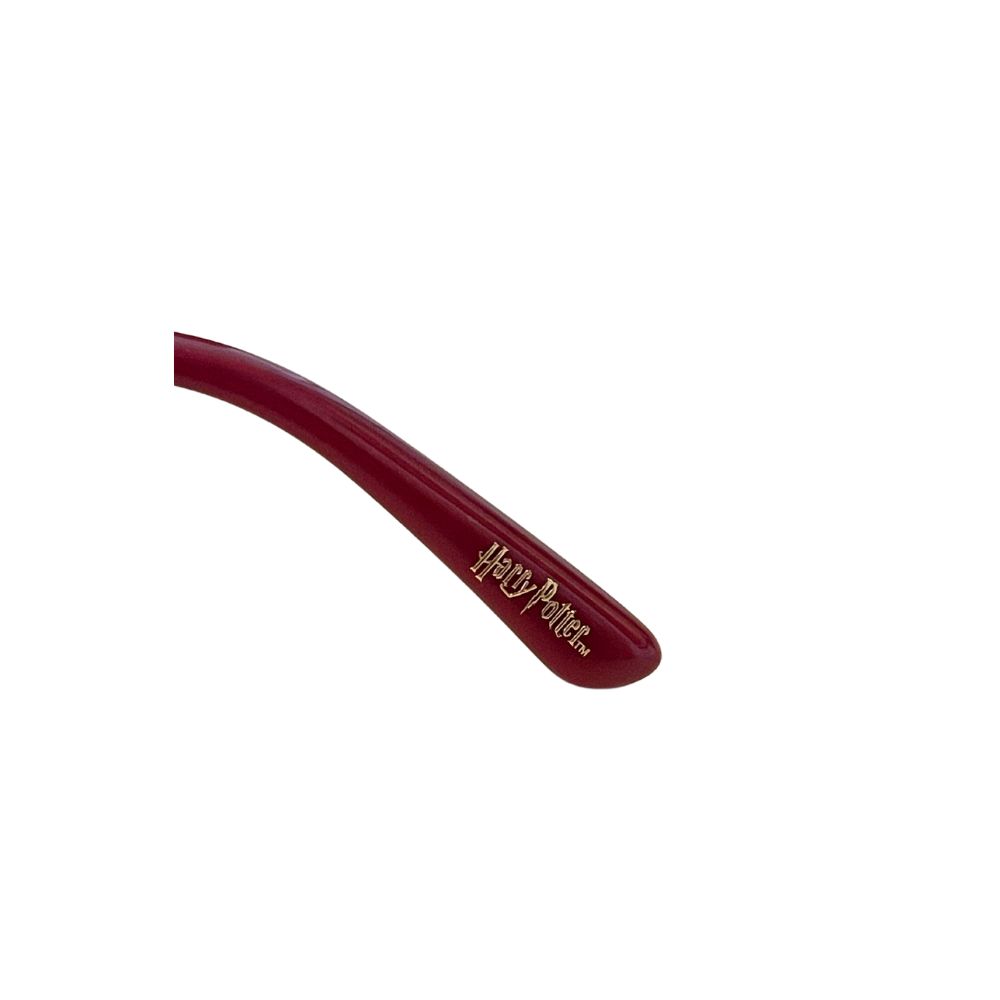JOLIE barnglasögon från Harry Potter eyewear - runda glasögon i guldfärgad metall och rosa till barn - hemlån - skalmände insida