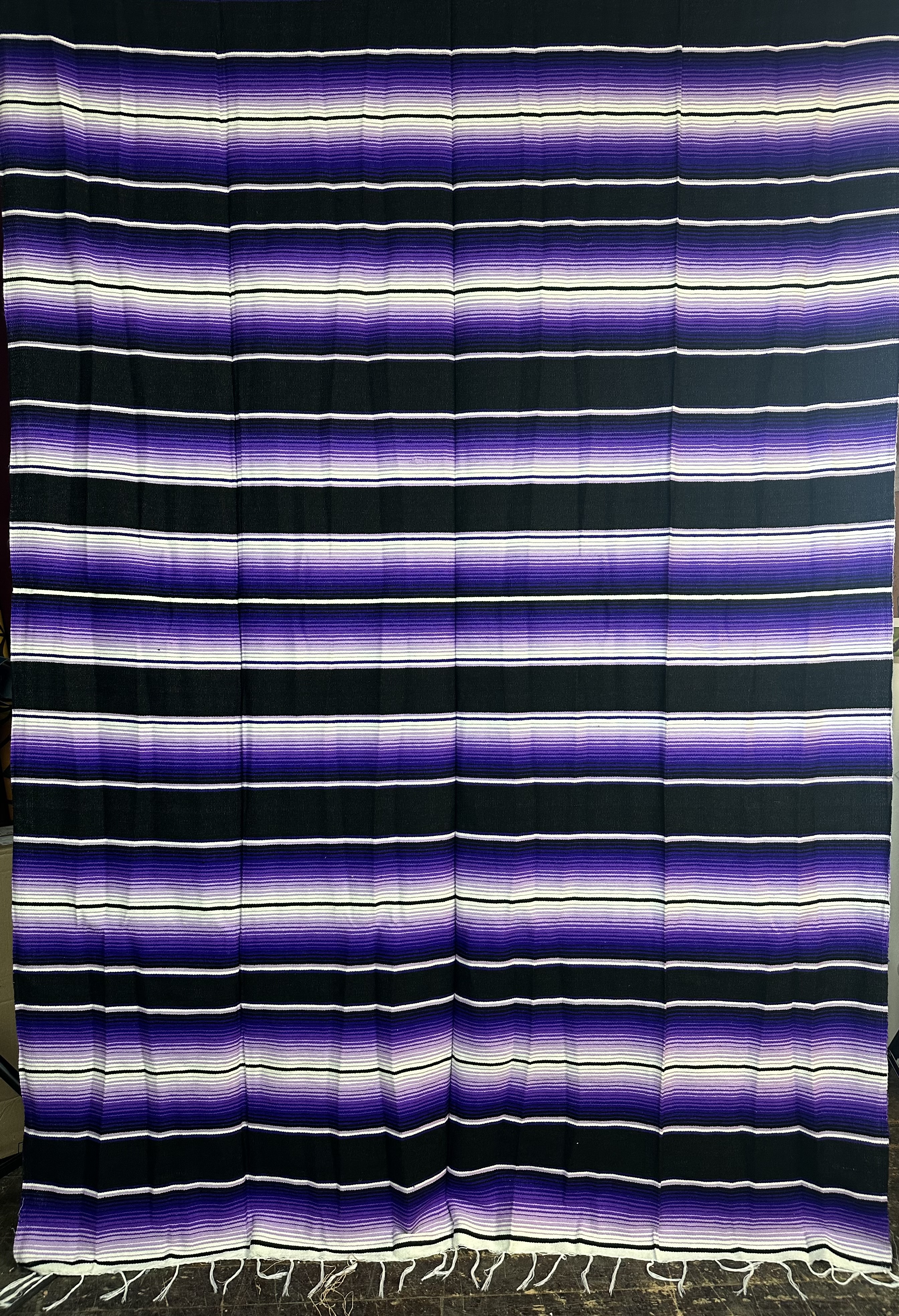 Mexicofilt Serape twotone lila 