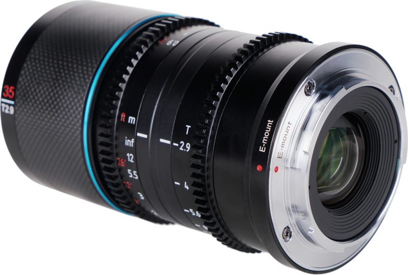 Sirui Anamorphic Lens Saturn 35mm T2.9 1.6x Carbon Fiber Full Frame - 6