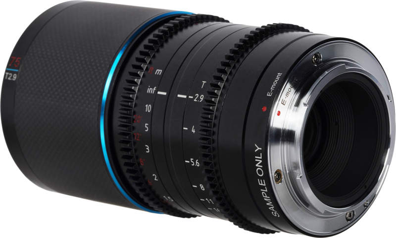 Sirui Anamorphic Lens Saturn 75mm T2.9 1.6x Carbon Fiber Full Frame - 5