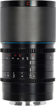 Sirui Anamorphic Lens Saturn 75mm T2.9 1.6x Carbon Fiber Full Frame