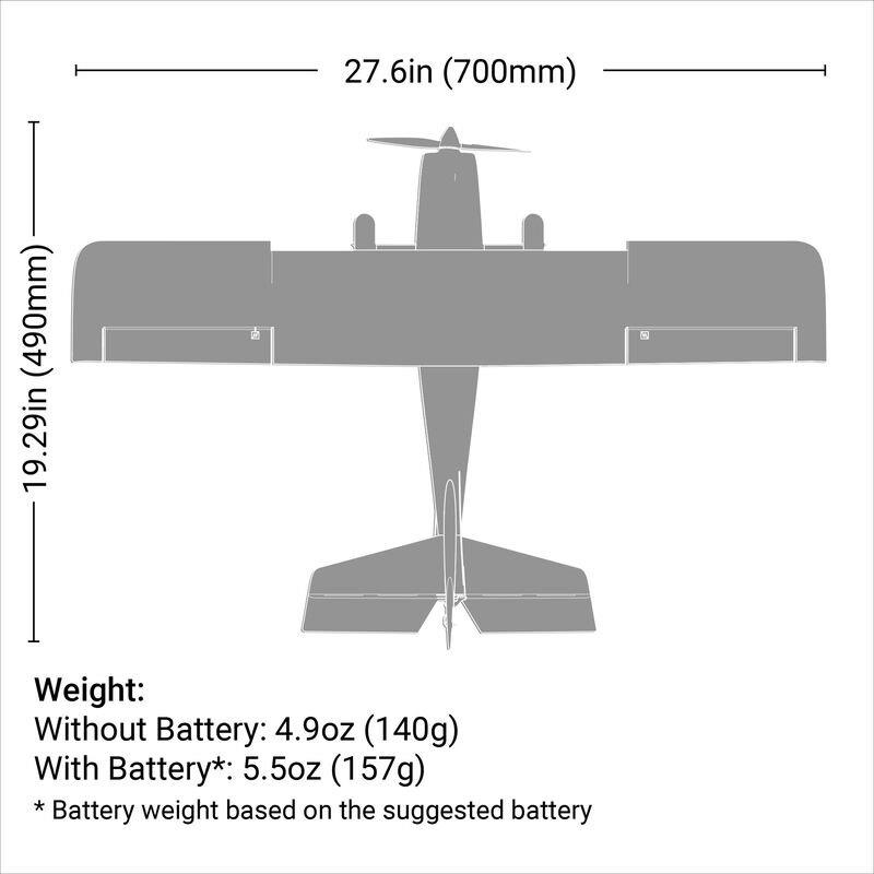 Hobbyzone Apprentice STOL S 700mm RTF with SAFE - 21