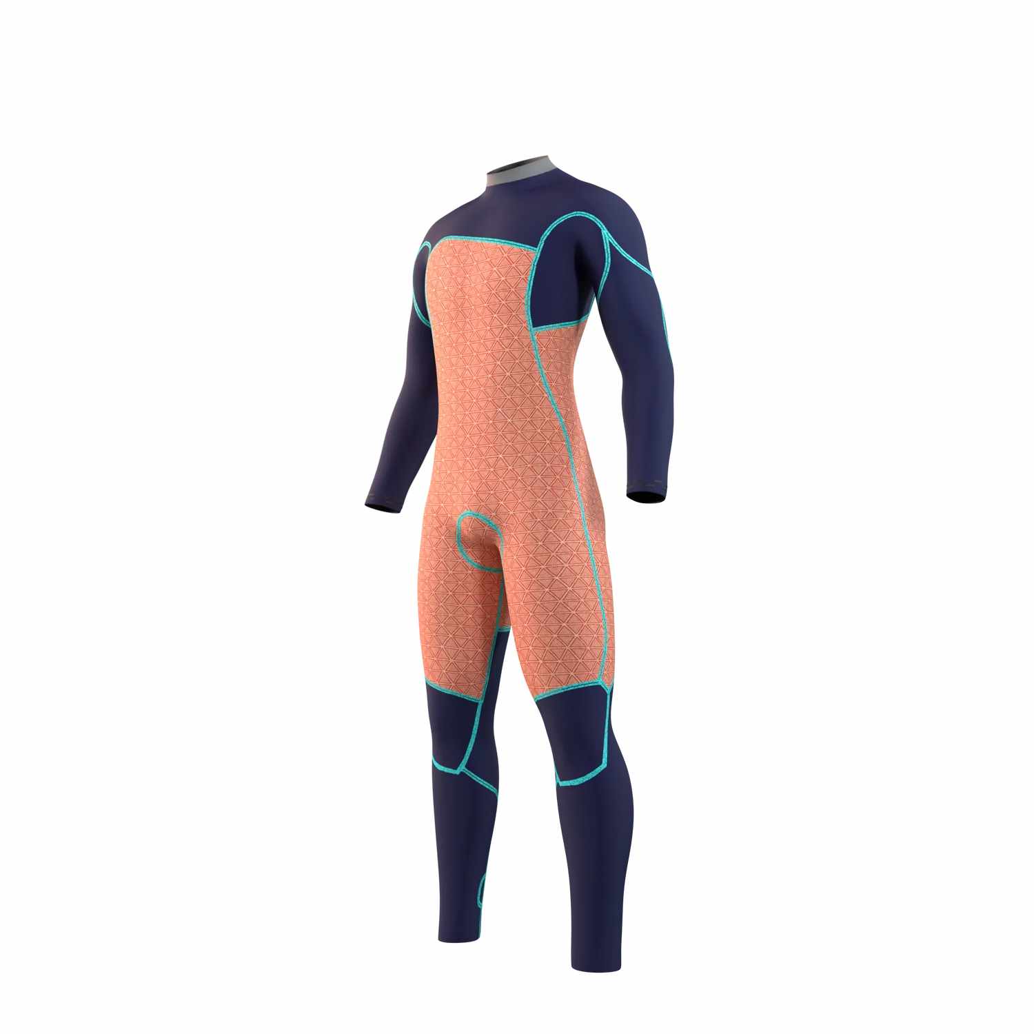 Mystic Majestic Fullsuit 5/4mm blå Fzip 2023 - 3