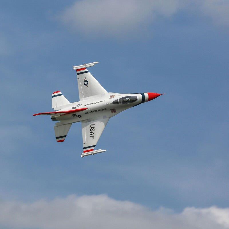 E-flite F-16 Thunderbirds 70mm EDF Jet BNF Basic with AS3X and SAFE Select - 6