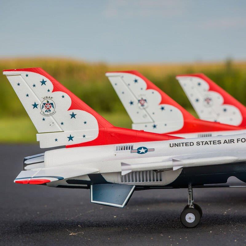 E-flite F-16 Thunderbirds 70mm EDF Jet BNF Basic with AS3X and SAFE Select - 20