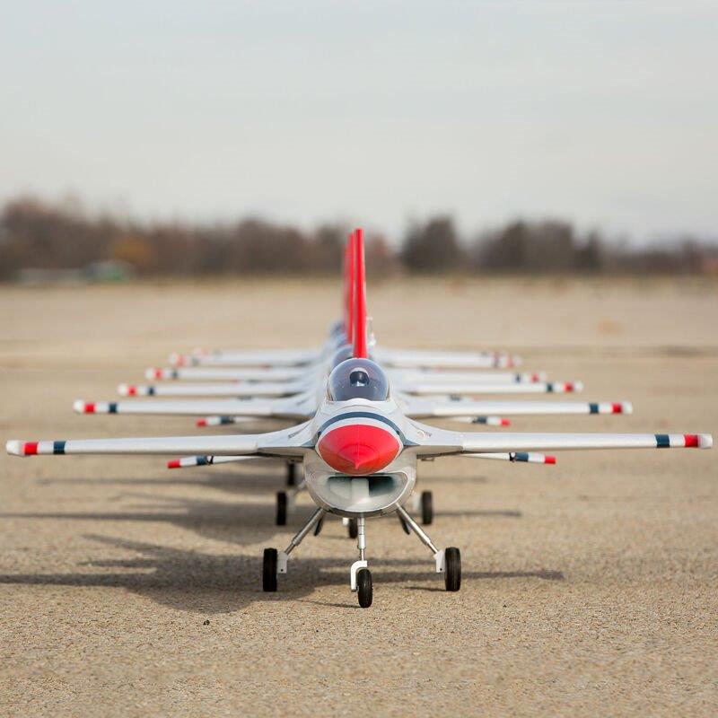 E-flite F-16 Thunderbirds 70mm EDF Jet BNF Basic with AS3X and SAFE Select - 23
