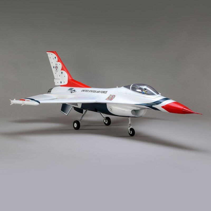 E-flite F-16 Thunderbirds 70mm EDF Jet BNF Basic with AS3X and SAFE Select - 8
