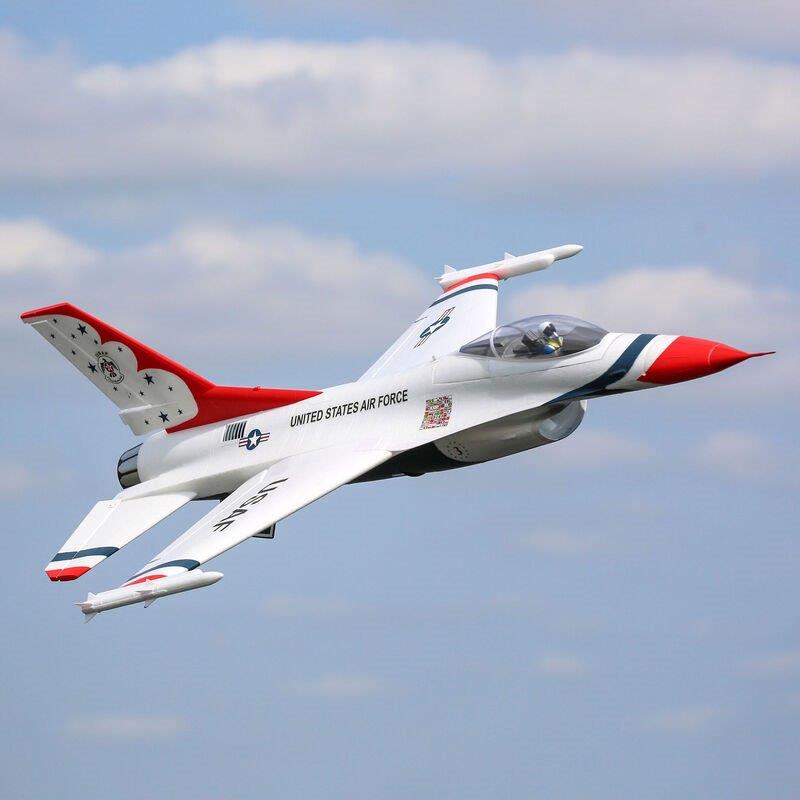E-flite F-16 Thunderbirds 70mm EDF Jet BNF Basic with AS3X and SAFE Select - 3