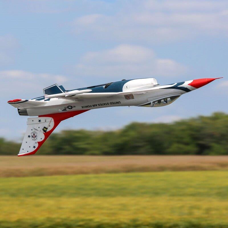 E-flite F-16 Thunderbirds 70mm EDF Jet BNF Basic with AS3X and SAFE Select - 4